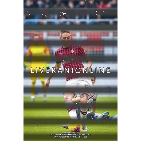 Andrea Conti of AC Milan during italian soccer Serie A season 2019/20 of AC Milan - Photo credit Fabrizio Carabelli /LMEDIA / AGENZIA ALDO LIVERANI SAS