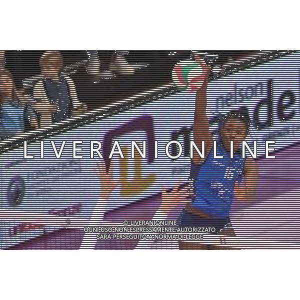 Campionato di Volley Serie A1 Femminile 2019/2020 Firenze, Italia 01/01/2020 Italian Volleyball Serie A1 Women season 2019/20 Nella foto: Sylvia Nwakalor (Il Bisonte Firenze) ©Lisa Guglielmi - Alessio Marini / AGENZIA ALDO LIVERANI SAS