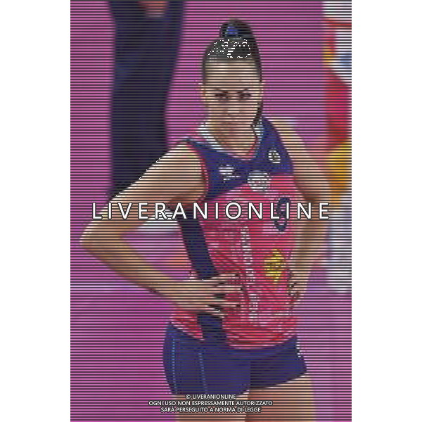 Campionato di Volley Serie A1 Femminile 2019/2020 Firenze, Italia 01/01/2020 Italian Volleyball Serie A1 Women season 2019/20 Nella foto: Enrica Merlo (Savino Del Bene Scandicci) ©Lisa Guglielmi - Alessio Marini / AGENZIA ALDO LIVERANI SAS