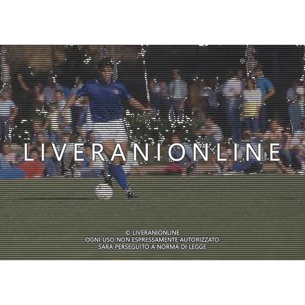 RETROSPETTIVA SEBASTIANO NELA CALCIATORE NELLA FOTO SEBASTIANO NELA CON LA MAGLIA DELLA NAZIONALE ITALIANA AG ALDO LIVERANI SAS