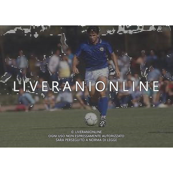 RETROSPETTIVA SEBASTIANO NELA CALCIATORE NELLA FOTO SEBASTIANO NELA CON LA MAGLIA DELLA NAZIONALE ITALIANA AG ALDO LIVERANI SAS