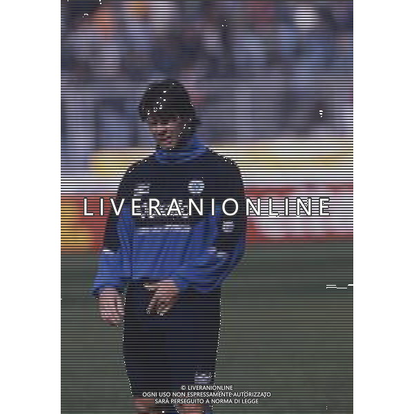 RETROSPETTIVA SEBASTIANO NELA CALCIATORE NELLA FOTO SEBASTIANO NELA CON LA MAGLIA DEL NAPOLI CALCIO AG ALDO LIVERANI SAS
