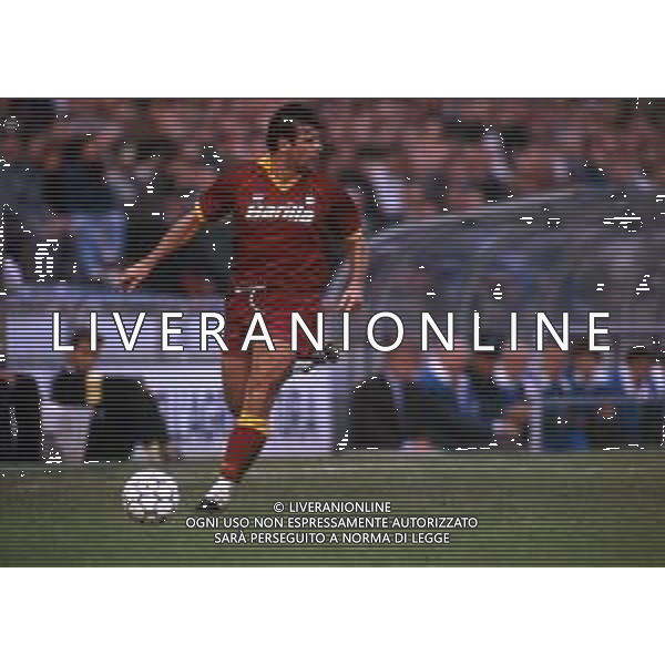 RETROSPETTIVA SEBASTIANO NELA CALCIATORE NELLA FOTO SEBASTIANO NELA CON LA MAGLIA DELLA ROMA CALCIO AG ALDO LIVERANI SAS