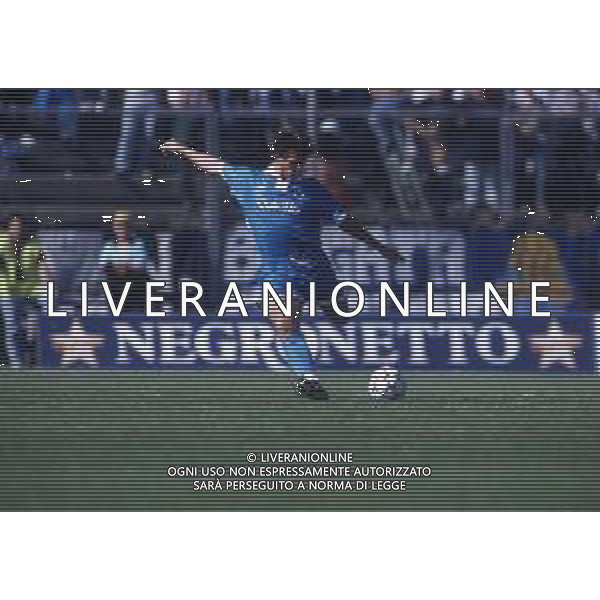 RETROSPETTIVA SEBASTIANO NELA CALCIATORE NELLA FOTO SEBASTIANO NELA CON LA MAGLIA DEL NAPOLI CALCIO AG ALDO LIVERANI SAS