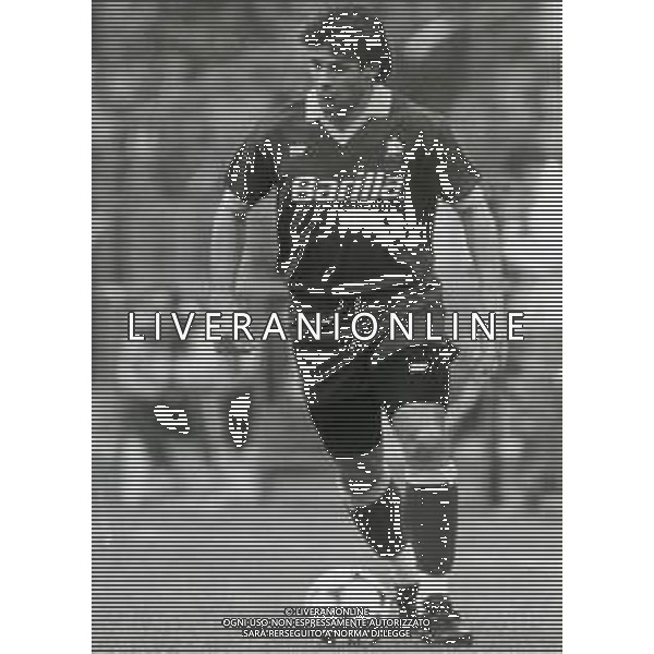 RETROSPETTIVA SEBASTIANO NELA CALCIATORE NELLA FOTO SEBASTIANO NELA CON LA MAGLIA DELLA ROMA CALCIO AG ALDO LIVERANI SAS