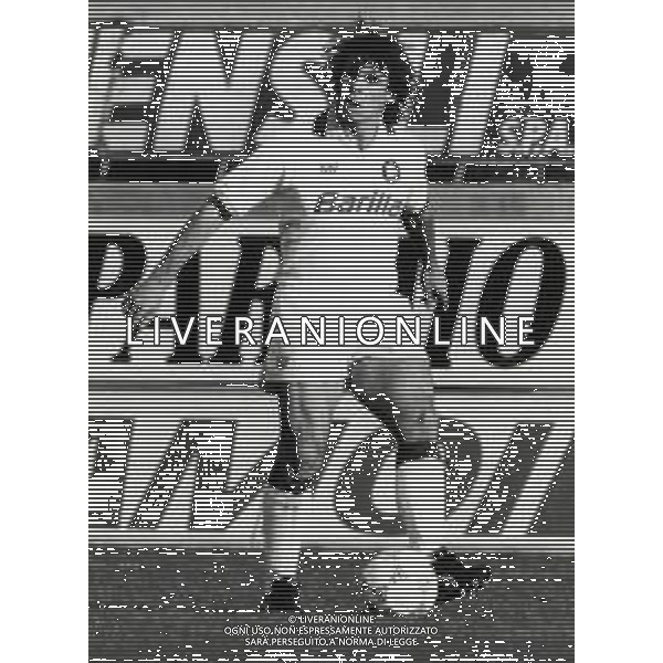 RETROSPETTIVA SEBASTIANO NELA CALCIATORE NELLA FOTO SEBASTIANO NELA CON LA MAGLIA DELLA ROMA CALCIO AG ALDO LIVERANI SAS