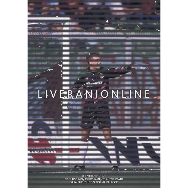 RETROSPETTIVA LUCA MARCHEGIANI CALCIATORE NELLA FOTO LUCA MARCHEGIANI CON LA MAGLIA DEL TORINO CALCIO NELL\'ANNO 1992-1993 AG ALDO LIVERANI SAS