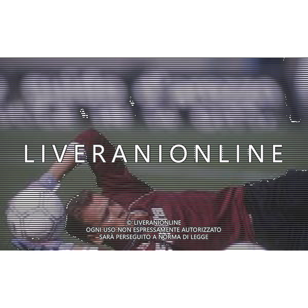 RETROSPETTIVA LUCA MARCHEGIANI CALCIATORE NELLA FOTO LUCA MARCHEGIANI CON LA MAGLIA DEL TORINO CALCIO AG ALDO LIVERANI SAS