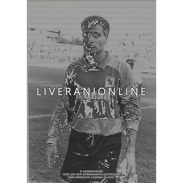 RETROSPETTIVA LUCA MARCHEGIANI CALCIATORE NELLA FOTO LUCA MARCHEGIANI CON LA MAGLIA DEL TORINO CALCIO AG ALDO LIVERANI SAS