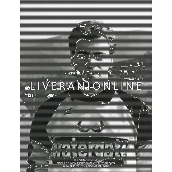 RETROSPETTIVA LUCA MARCHEGIANI CALCIATORE NELLA FOTO LUCA MARCHEGIANI CON LA MAGLIA DEL BRESCIA CALCIO AG ALDO LIVERANI SAS
