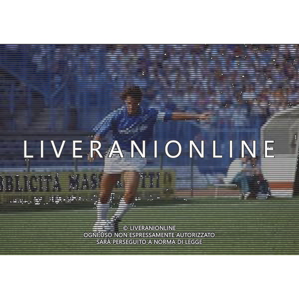 RETROSPETTIVA PIETRO MARIANI CALCIATORE NELLA FOTO PIETRO MARIANI CON LA MAGLIA DEL BRESCIA CALCIO AG ALDO LIVERANI SAS