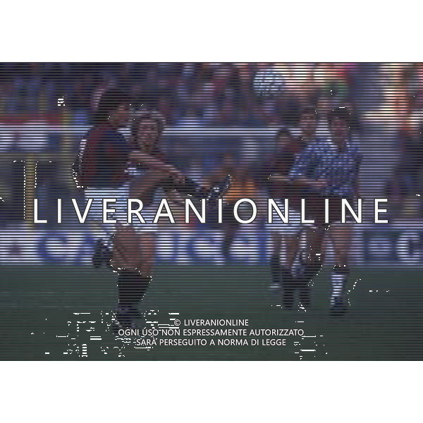 RETROSPETTIVA PIETRO MARIANI CALCIATORE NELLA FOTO PIETRO MARIANI CON LA MAGLIA DEL BOLOGNA CALCIO AG ALDO LIVERANI SAS
