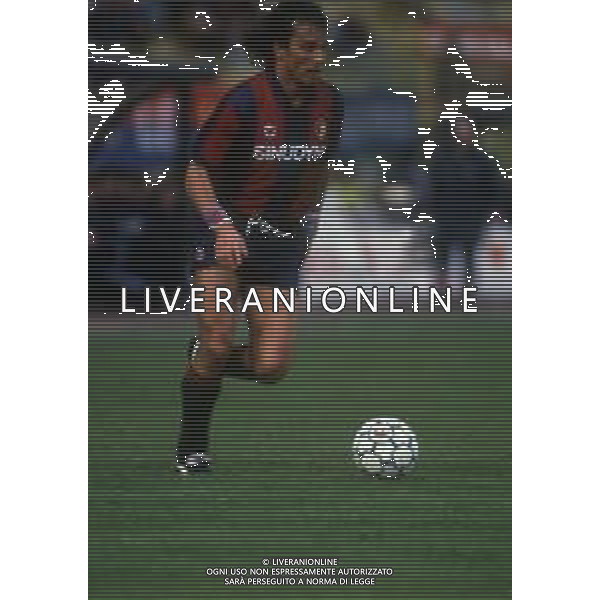 RETROSPETTIVA PIETRO MARIANI CALCIATORE NELLA FOTO PIETRO MARIANI CON LA MAGLIA DEL BOLOGNA CALCIO AG ALDO LIVERANI SAS