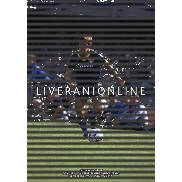 RETROSPETTIVA LUCIANO MARANGON CALCIATORE NELLAFOTO LUCIANO MARANGON CON LA MAGLIA DEL VERONA CALCIO NELL\'ANNO 1984 AG ALDO LIVERANI SAS