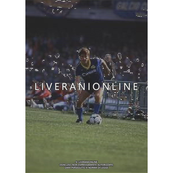RETROSPETTIVA LUCIANO MARANGON CALCIATORE NELLAFOTO LUCIANO MARANGON CON LA MAGLIA DEL VERONA CALCIO NELL\'ANNO 1984 AG ALDO LIVERANI SAS