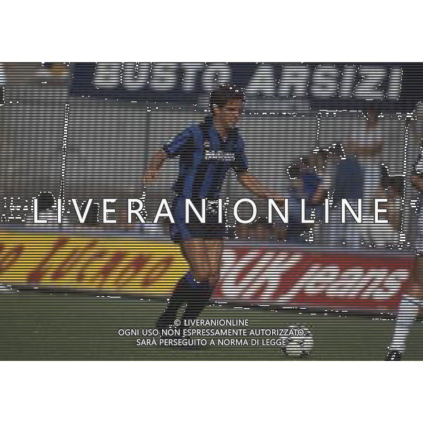 RETROSPETTIVA LUCIANO MARANGON CALCIATORE NELLAFOTO LUCIANO MARANGON CON LA MAGLIA DELL\'INTER 1985-1986 AG ALDO LIVERANI SAS