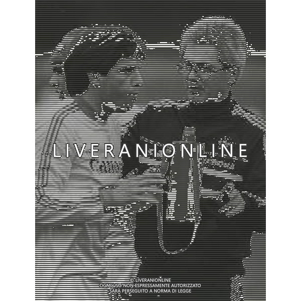 RETROSPETTIVA LUCIANO MARANGON CALCIATORE NELLAFOTO LUCIANO MARANGON CON LA MAGLIA DEL VERONA CALCIO AG ALDO LIVERANI SAS
