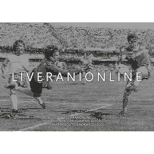 RETROSPETTIVA LUCIANO MARANGON CALCIATORE NELLAFOTO LUCIANO MARANGON CON LA MAGLIA DEL VERONA CALCIO AG ALDO LIVERANI SAS