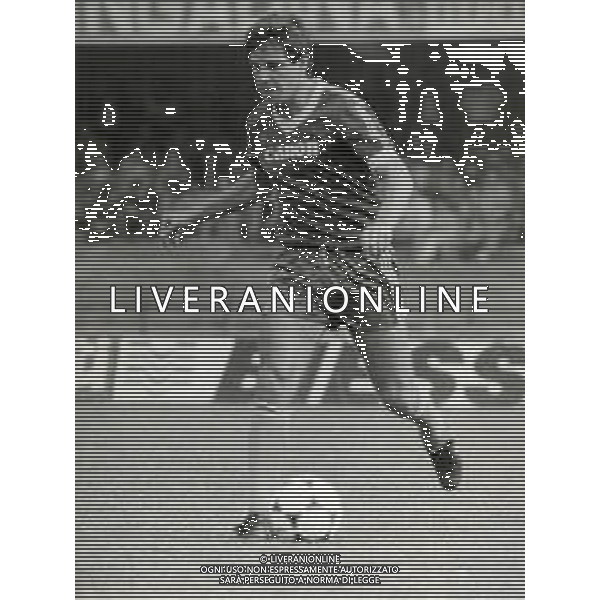 RETROSPETTIVA LUCIANO MARANGON CALCIATORE NELLAFOTO LUCIANO MARANGON CON LA MAGLIA DEL VERONA CALCIO AG ALDO LIVERANI SAS