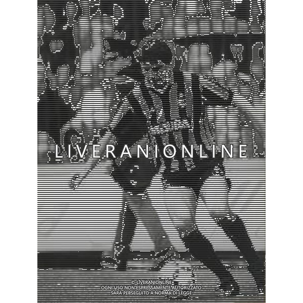 RETROSPETTIVA LUCIANO MARANGON CALCIATORE NELLAFOTO LUCIANO MARANGON CON LA MAGLIA DELL\'INTER 1985-1986 AG ALDO LIVERANI SAS