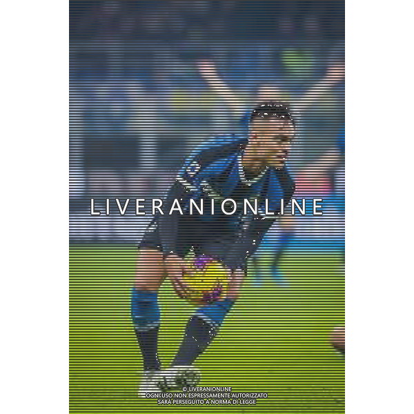 Lautaro Mart√≠nez of FC Internazionale during italian soccer Serie A season 2019/20 of FC Internazionale - Photo credit Fabrizio Carabelli /LMEDIA / AGENZIA ALDO LIVERANI SAS