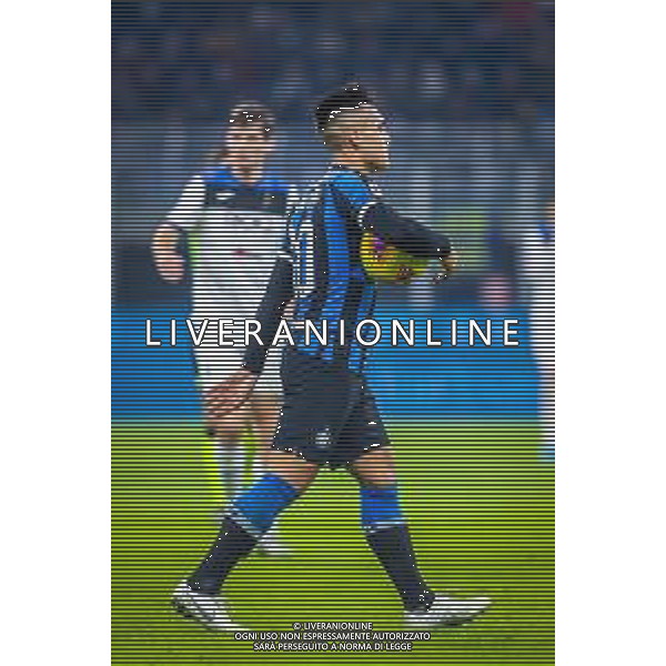 Lautaro Mart√≠nez of FC Internazionale during italian soccer Serie A season 2019/20 of FC Internazionale - Photo credit Fabrizio Carabelli /LMEDIA / AGENZIA ALDO LIVERANI SAS