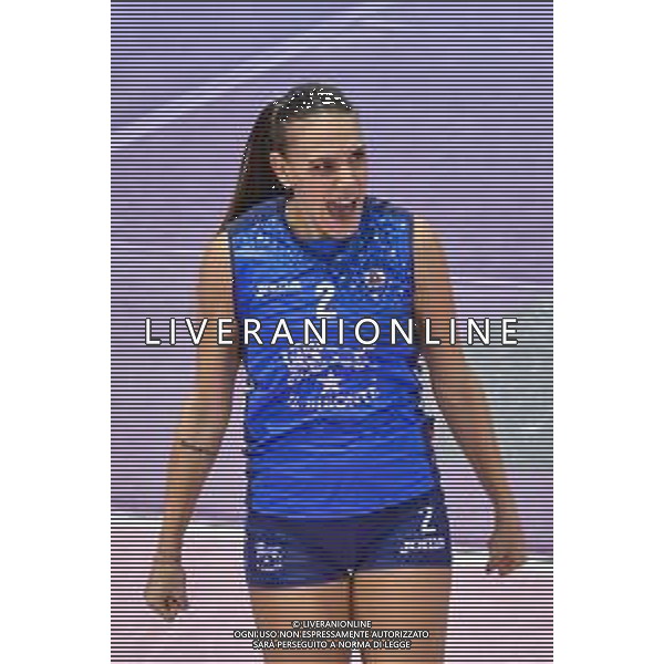 Campionato di Volley Serie A1 Femminile 2019/2020 Firenze, Italia 01/01/2020 Italian Volleyball Serie A1 Women season 2019/20 Nella foto: Sara Alberti (Il Bisonte Firenze) ©Lisa Guglielmi - Alessio Marini / AGENZIA ALDO LIVERANI SAS