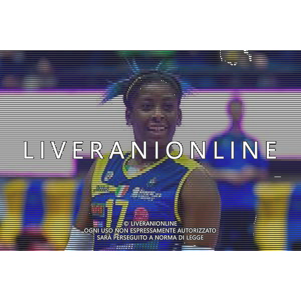Campionato di Volley Serie A1 Femminile 2019/2020 Treviso, Italia 01/01/2020 Italian Volleyball Serie A1 Women season 2019/20 Nella foto: Miriam Sylla (Conegliano) ©Flavio Pavanello - Alessio Marini / AGENZIA ALDO LIVERANI SAS