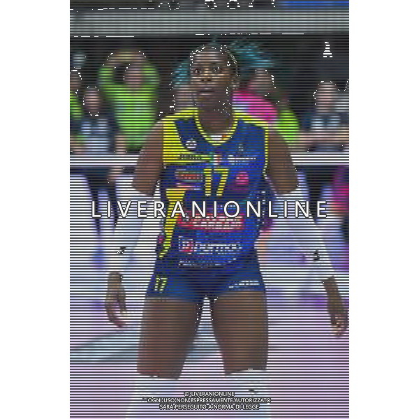Campionato di Volley Serie A1 Femminile 2019/2020 Treviso, Italia 01/01/2020 Italian Volleyball Serie A1 Women season 2019/20 Nella foto: Miriam Sylla (Conegliano) ©Flavio Pavanello - Alessio Marini / AGENZIA ALDO LIVERANI SAS