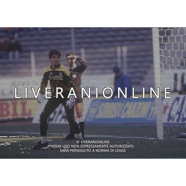 RETROSPETTIVA GIANMATTEO MAREGGINI CALCIATORE NELLA FOTO GIANMATTEO MAREGGINI CON LA MAGLIA DELLA FIORENTINA CALCIO AG ALDO LIVERANI SAS