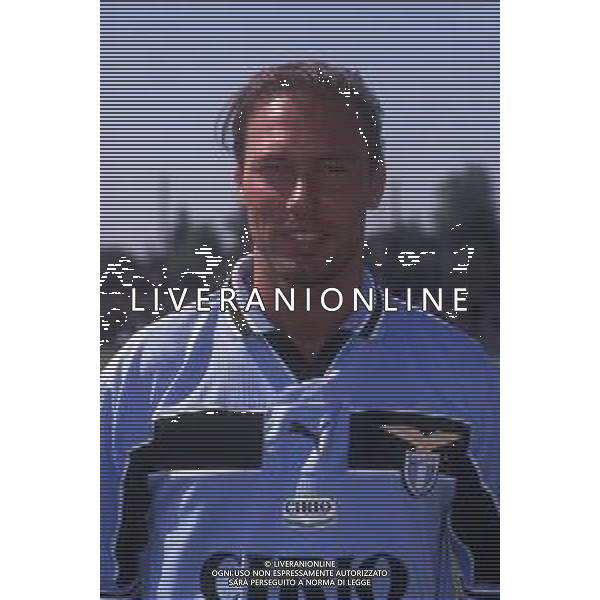 RETROSPETTIVA MARCOLIN DARIO CALCIATORE NELLA FOTO DARIO MARCOLIN CON LA MAGLIA DELLA LAZIO CALCIO AG ALDO LIVERANI SAS