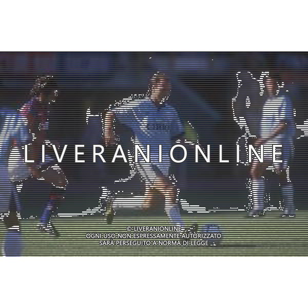 RETROSPETTIVA MARCOLIN DARIO CALCIATORE NELLA FOTO DARIO MARCOLIN CON LA MAGLIA DELLA LAZIO CALCIO AG ALDO LIVERANI SAS