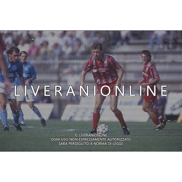 RETROSPETTIVA MARCOLIN DARIO CALCIATORE NELLA FOTO DARIO MARCOLIN CON LA MAGLIA DELLA CREMONESE CALCIO AG ALDO LIVERANI SAS