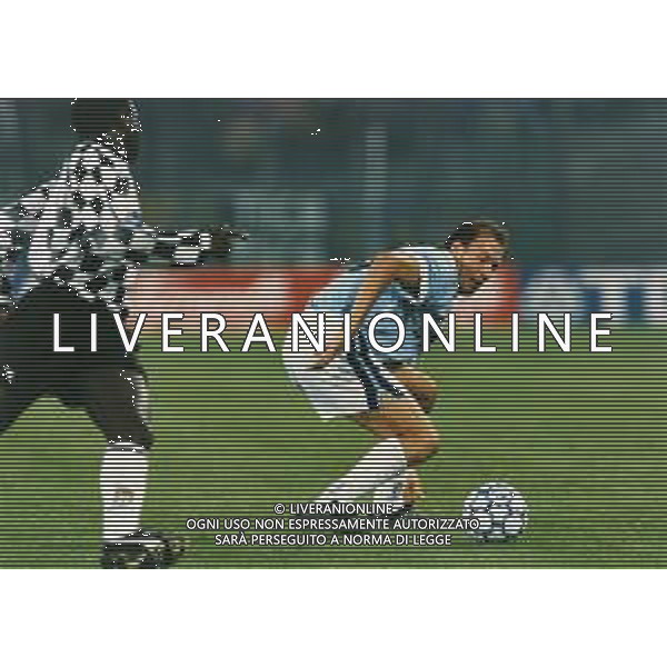 RETROSPETTIVA MARCOLIN DARIO CALCIATORE NELLA FOTO DARIO MARCOLIN CON LA MAGLIA DELLA LAZIO CALCIO AG ALDO LIVERANI SAS