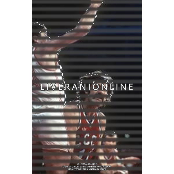 RETROSPETTIVA VLADIMIR TKACHENKO BASKET NELLA FOTO VLADIMIR TKACHENKO CONLA MAGLIA DELLA NAZIONALE DELLA RUSSIA AG ALDO LIVERANI SAS