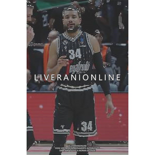 Campionato di Basket Serie A 2019/2020 Bologna, Italia 01/01/2020 Campionato di Basket Serie A 2019/2020 Nella foto: Kyle Weems (Virtus Segafredo Bologna) ©Michele Nucci - Alessio Marini / AGENZIA ALDO LIVERANI SAS