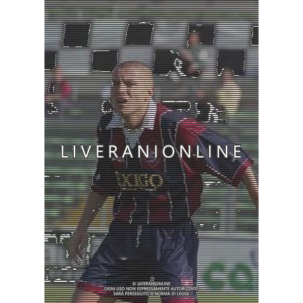 10-10-1999 ALZANO BERGAMO- CAMPIONATO DI CALCIO SERIE B ALZANO SALERNITANA 3-2 NELLA FOTO AG ALDO LIVERANI SAS