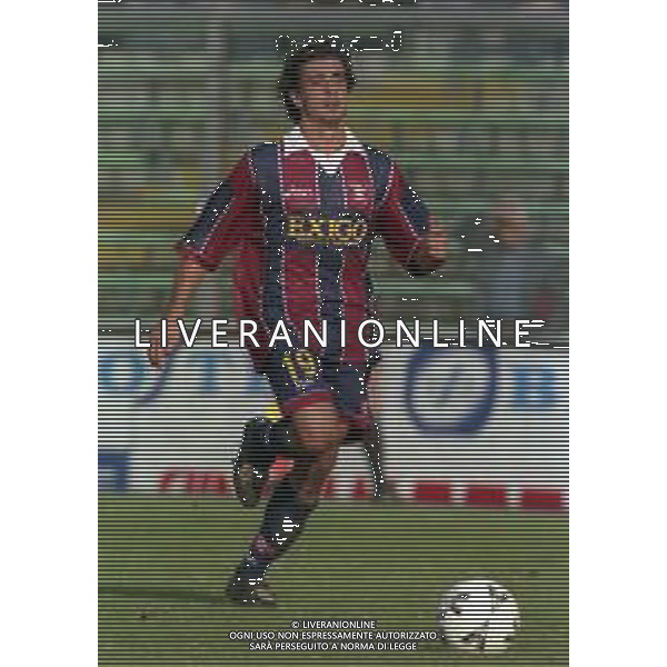 10-10-1999 ALZANO BERGAMO- CAMPIONATO DI CALCIO SERIE B ALZANO SALERNITANA 3-2 NELLA FOTO GIACOMO TEDESCO AG ALDO LIVERANI SAS
