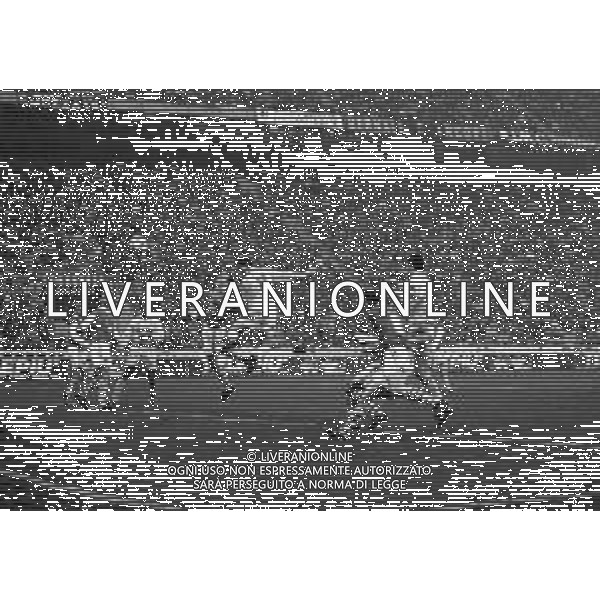 08-02-1995 MILANO FINALE DI SUPERCOPPA UEFA MILAN ARSENAL 2-0 NELLA FOTO GOAL DANIELE MASSARO AG ALDO LIVERANI SAS