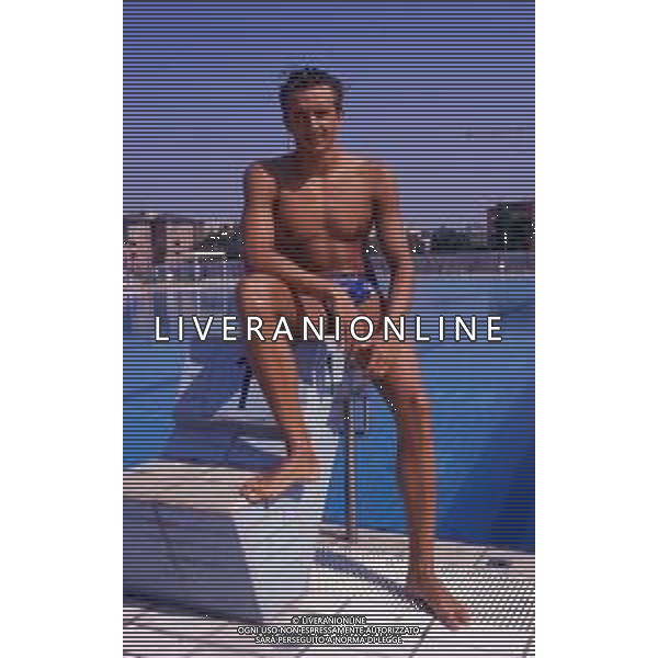 RETROSPETTIVA GIORGIO LAMBERTI NUOTO NELLA FOTO GIORGIO LAMBERTI AG ALDO LIVERANI SAS