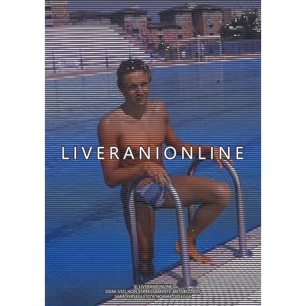 RETROSPETTIVA GIORGIO LAMBERTI NUOTO NELLA FOTO GIORGIO LAMBERTI AG ALDO LIVERANI SAS