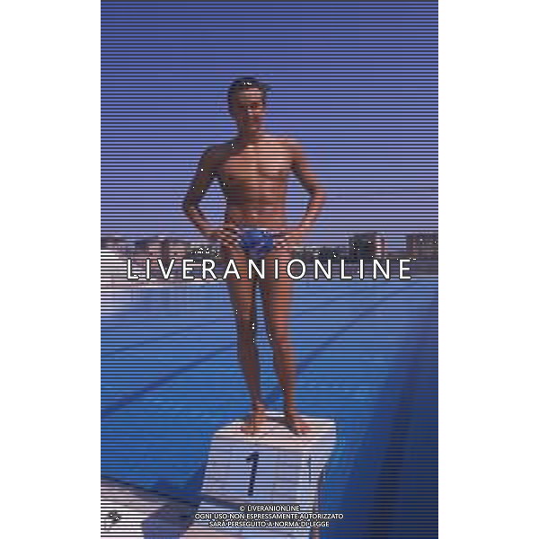 RETROSPETTIVA GIORGIO LAMBERTI NUOTO NELLA FOTO GIORGIO LAMBERTI AG ALDO LIVERANI SAS