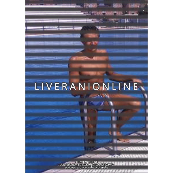 RETROSPETTIVA GIORGIO LAMBERTI NUOTO NELLA FOTO GIORGIO LAMBERTI AG ALDO LIVERANI SAS