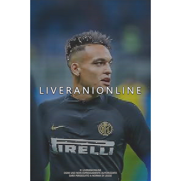 Lautaro Mart√≠nez of FC Internazionale during italian soccer Serie A season 2019/20 of FC Internazionale - Photo credit Fabrizio Carabelli /LMEDIA / AGENZIA ALDO LIVERANI SAS