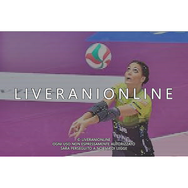 Campionato di Volley Serie A1 Femminile 2019/2020 Firenze, Italia 01/01/2020 Italian Volleyball Serie A1 Women season 2019/20 Nella foto: Stefania Sansonna (Igor Gorgonzola Novara) ©Lisa Guglielmi - Alessio Marini / AGENZIA ALDO LIVERANI SAS