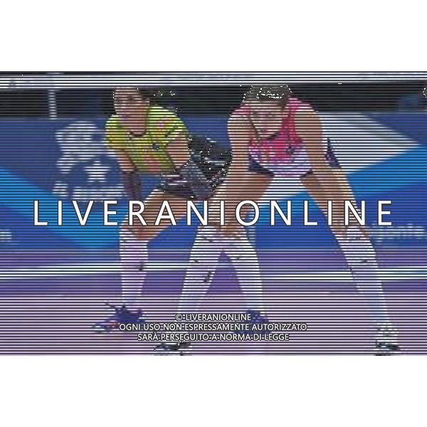 Campionato di Volley Serie A1 Femminile 2019/2020 Firenze, Italia 01/01/2020 Italian Volleyball Serie A1 Women season 2019/20 Nella foto: Cristina Chirichella (Igor Gorgonzola Novara) e Stefania Sansonna (Igor Gorgonzola Novara) ©Lisa Guglielmi - Alessio Marini / AGENZIA ALDO LIVERANI SAS