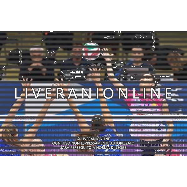 Campionato di Volley Serie A1 Femminile 2019/2020 Firenze, Italia 01/01/2020 Italian Volleyball Serie A1 Women season 2019/20 Nella foto: Stefana Veljkovic (Igor Gorgonzola Novara) ©Lisa Guglielmi - Alessio Marini / AGENZIA ALDO LIVERANI SAS