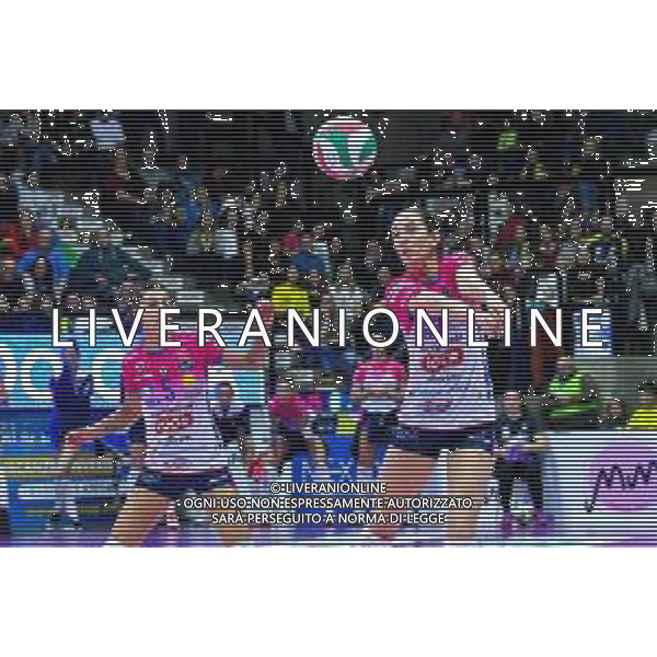 Campionato di Volley Serie A1 Femminile 2019/2020 Treviso, Italia 01/01/2020 Italian Volleyball Serie A1 Women season 2019/20 Nella foto: Megan Courtney (Novara) ©Flavio Pavanello - Alessio Marini / AGENZIA ALDO LIVERANI SAS