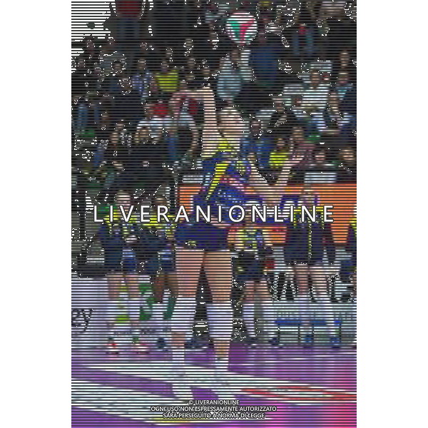 Campionato di Volley Serie A1 Femminile 2019/2020 Treviso, Italia 01/01/2020 Italian Volleyball Serie A1 Women season 2019/20 Nella foto: Kimberly Hill (Conegliano) ©Flavio Pavanello - Alessio Marini / AGENZIA ALDO LIVERANI SAS