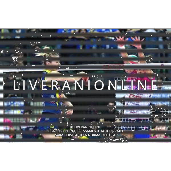 Campionato di Volley Serie A1 Femminile 2019/2020 Treviso, Italia 01/01/2020 Italian Volleyball Serie A1 Women season 2019/20 Nella foto: Kimberly Hill (Conegliano) ©Flavio Pavanello - Alessio Marini / AGENZIA ALDO LIVERANI SAS